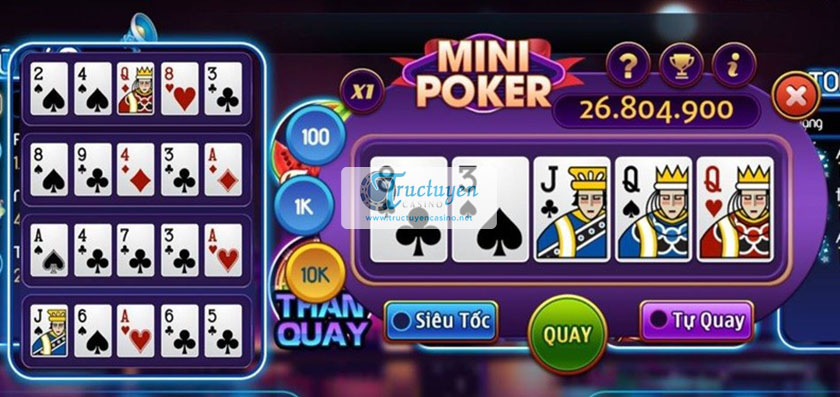 How to play mini poker